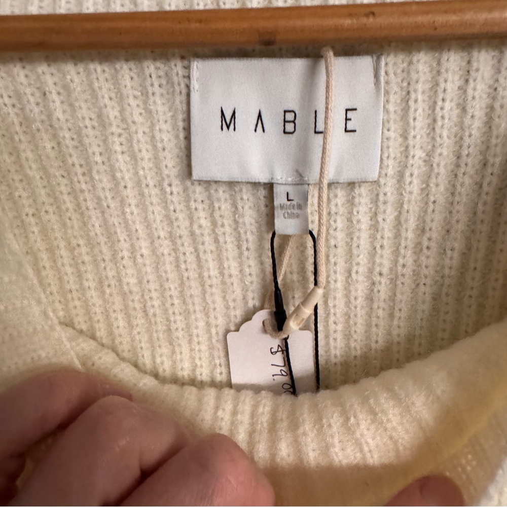 MABLE Lorena Cropped Sweater - Picture 4 of 4